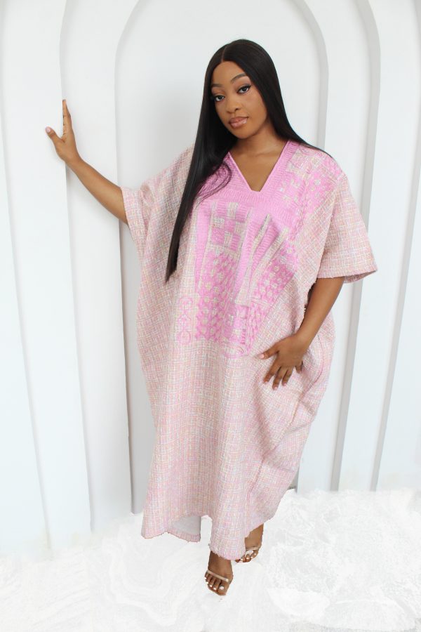 Agbada Kaftan - Pink