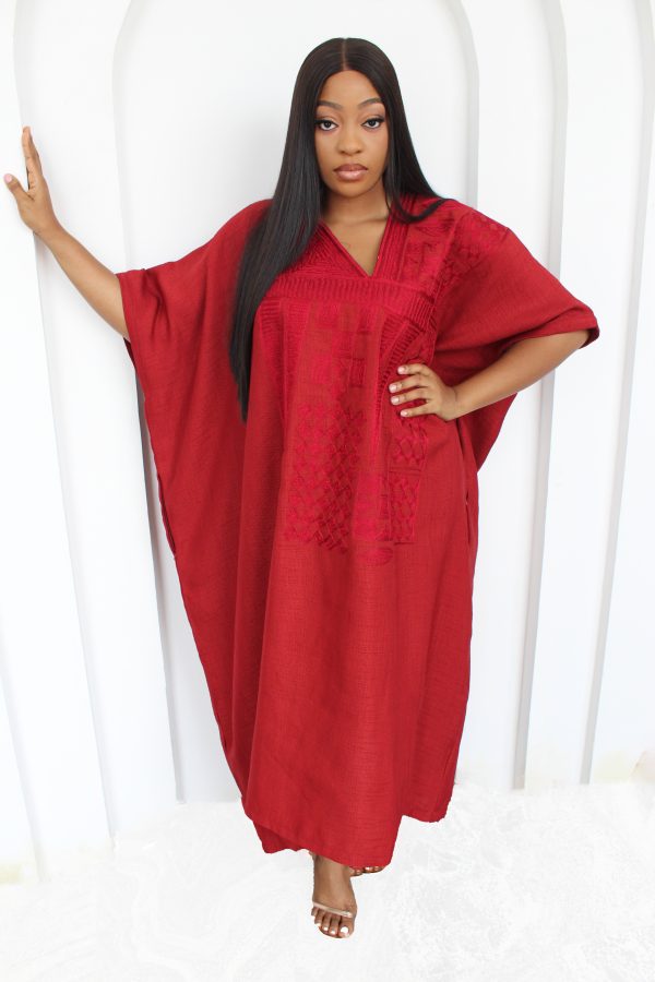 Agbada Kaftan - Red