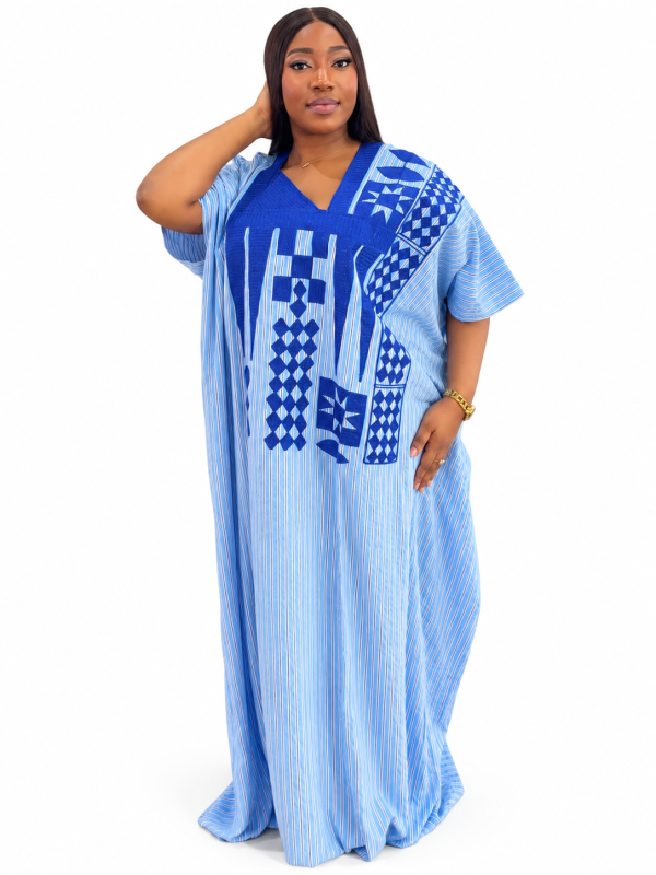 Agbada Kaftan -Blue