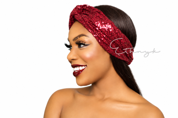 Peju Turban Band- Burgundy