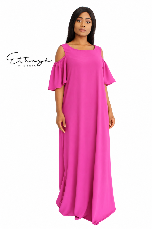 Bambo Maxi Kaftan -Pink