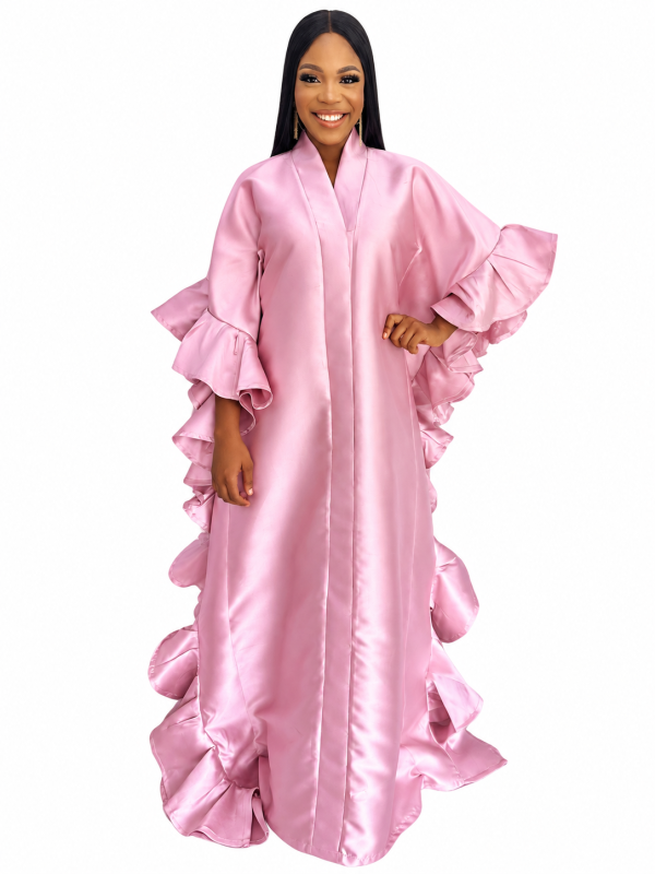 Ebun Luxe Kaftan- Pink