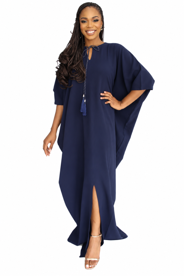 Enewa Tassel Kaftan- Navy